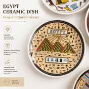 Ceramic Dessert Dish Hatted Minister Design, 12.3cm Plate - detail 3