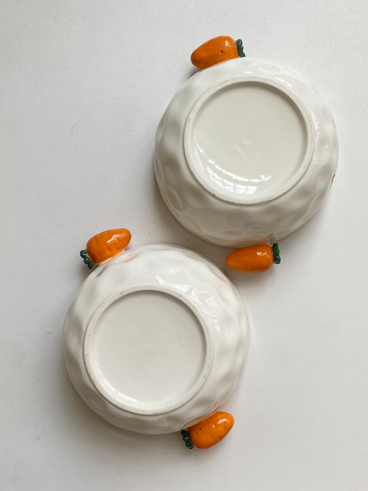 Carrot Two Handles Ceramic Bowl, Ceramic, Single Piece, Underglaze Decoration - detail 3