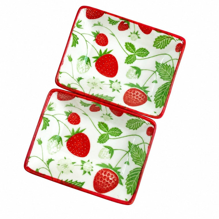 Ceramic Small Dish 2-Piece Pack, Underglaze Decoration - product view 1