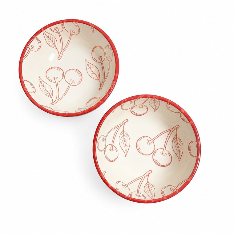 Ceramic Small Dish 2-Piece Pack, Underglaze Decoration - product view 2