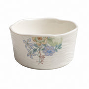Small Blue Floral Cluster Dessert Bowl - product view 4