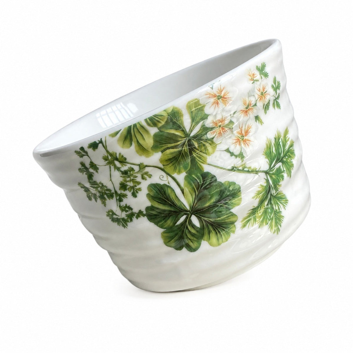 Small Blue Floral Cluster 14 in Oval Platter - product view 2