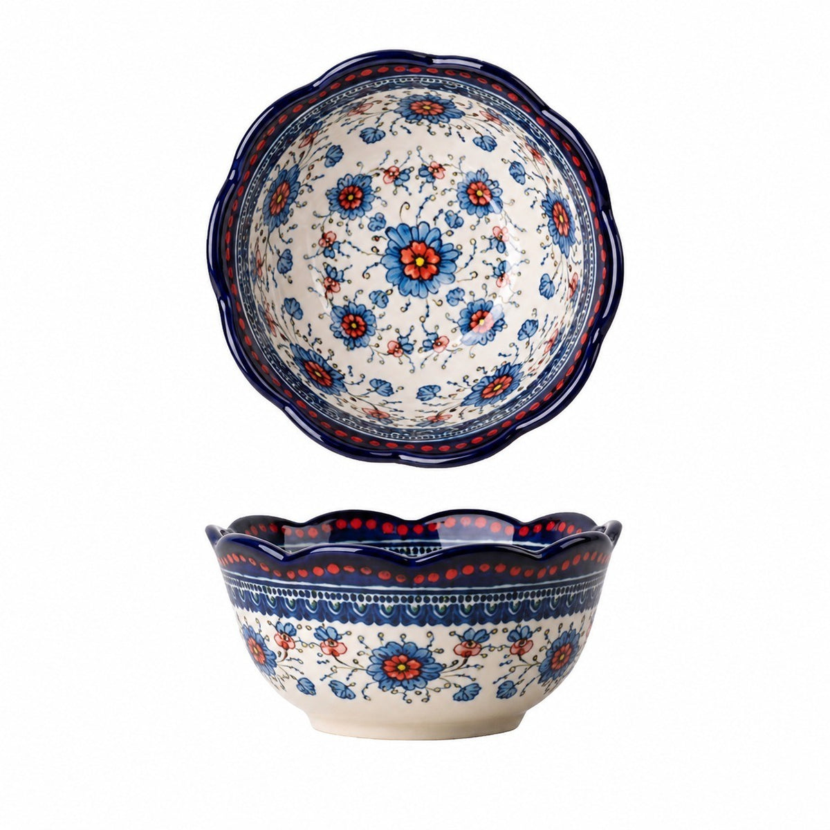 Underglaze Porcelain Rice Bowl, 5 Inch, 380 ml - product view 1