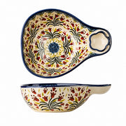 Divided Ceramic Dumpling Plate, 700ml - product view 3