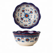 Large Porcelain Soup Bowl, 8 in 1700 ml, Floral Underglaze - product view 2