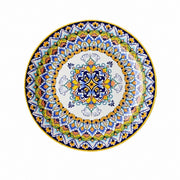 Decorative Round Dinner Plate, Birds and Blossoms, 8.8 Inch Ceramic - product view 9