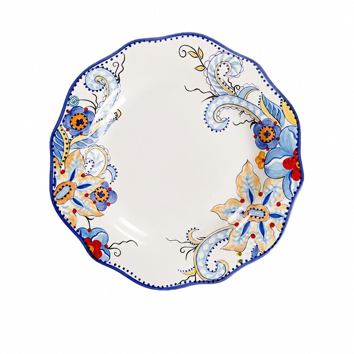 Decorative Shallow Plate, Ceramic Dinnerware - product view 22