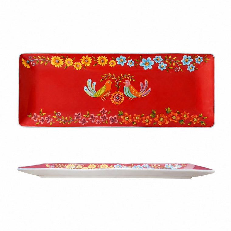 Auspicious Golden Phoenix Deep Plate, 8.8 Inch - product view 1