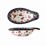 Mini Fish-Shaped Ceramic Dipping Dish, Hand-Painted - product view 7
