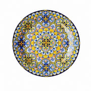 Decorative Round Dinner Plate, Birds and Blossoms, 8.8 Inch Ceramic - product view 17