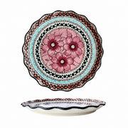 Underglaze Porcelain Floral Shallow Plate, 9.6 Inch - product view 1