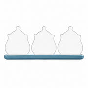 Blue Melamine Seasoning Jar Tray Set, 3-Piece - product view 8