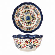 Large Porcelain Soup Bowl, 8 in 1700 ml, Floral Underglaze - product view 1