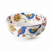 Large Floral Soup Basin, Fine Pottery Soup Bowl - product view 5