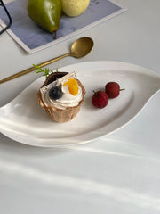 Fish Platter, Double-Horn White, 31 x 15 x 3.2 cm, Serving Dish - detail 2
