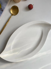 Fish Platter, Double-Horn White, 31 x 15 x 3.2 cm, Serving Dish - detail 3