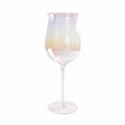 Tulip Stemmed Wine Glass, Rainbow Pink, 400 ml, Crystal Glass - product view 1