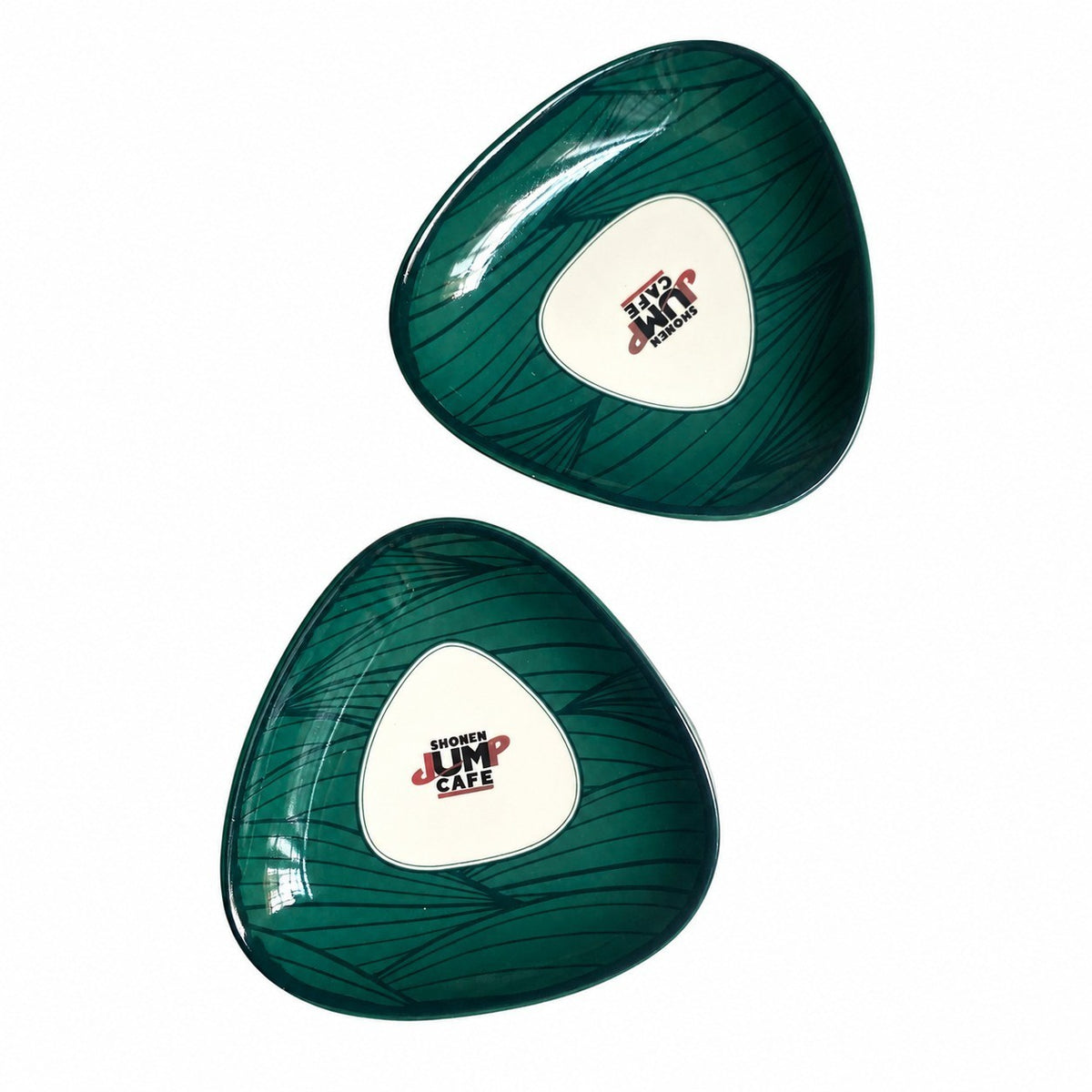 Triangle Green Small Dish, 15.3 x 2.8 cm, Ceramic Serving Plate - product view 1