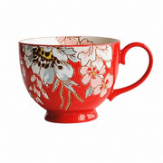 Flower Crown Mug and Spoon Set, Ceramic, 420ml - product view 3