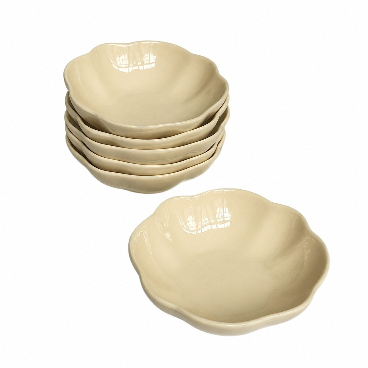 Deep Dish, Cream, 9.5 x 3 cm - product view 1