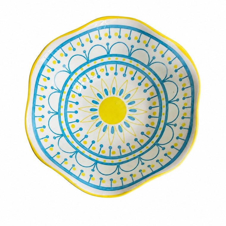 Sunflower Large Soup Bowl, Ceramic Serving Bowl for Soup, Salad & Pasta - product view 1