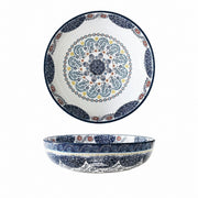 Large Floral Soup Basin, Fine Pottery Soup Bowl - product view 2