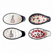 Mini Fish-Shaped Ceramic Dipping Dish, Hand-Painted - product view 4