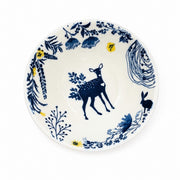 Forest Deer Ceramic Bowl, 6 Inch, Underglaze Decoration - product view 1