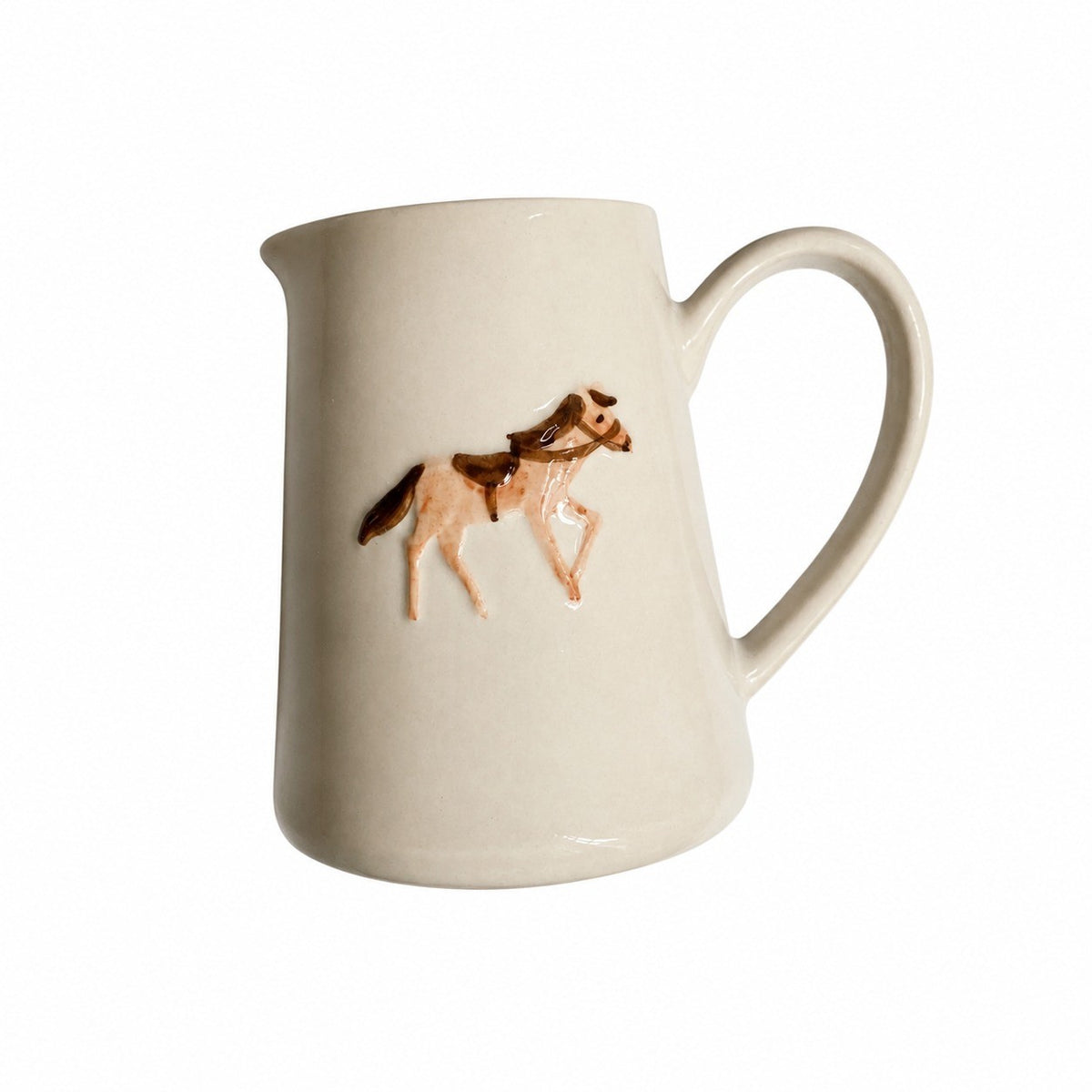 Long-Legged Bird Small Ceramic Creamer, Decorative Pitcher for Coffee & Tea - product view 5