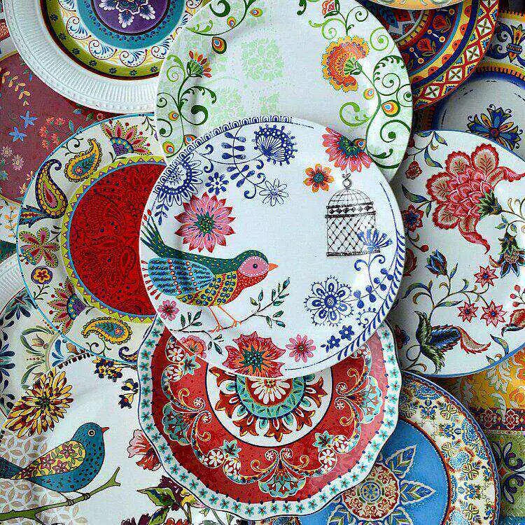Decorative Shallow Plate, Ceramic Dinnerware - detail 2