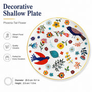Decorative Shallow Plate, Ceramic Dinnerware - detail 3