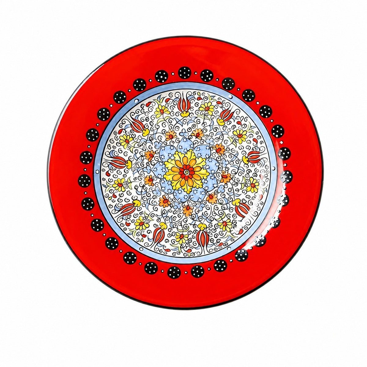 Decorative Shallow Plate, Ceramic Dinnerware - product view 12