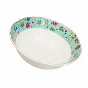 Ceramic Soup Bowl 7 Inch, Blue Floral Design, Single, Ceramic Bowl - product view 1