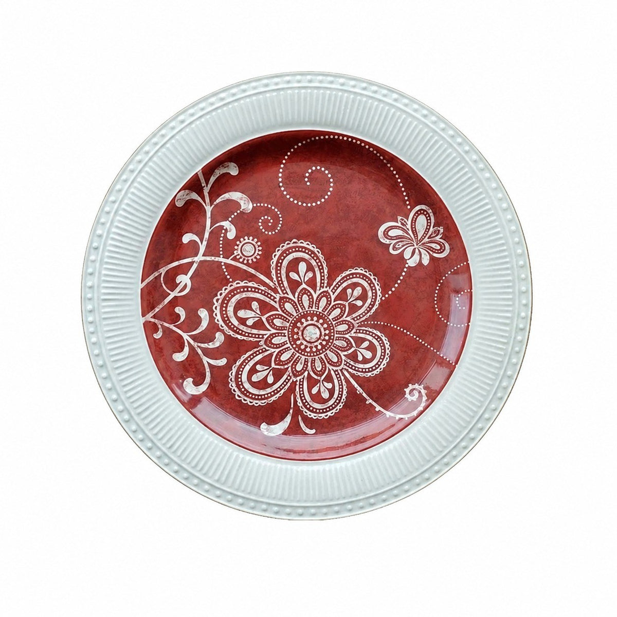 Decorative Shallow Plate, Ceramic Dinnerware - product view 11