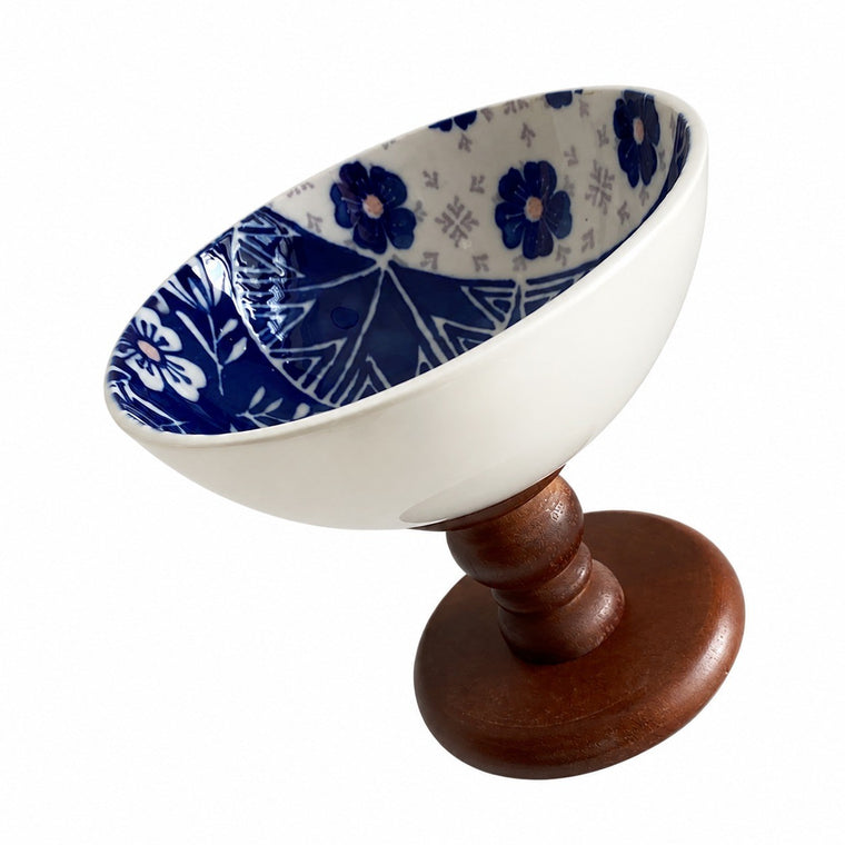 Half-Colour Wooden-Footed Tableware Collection - product view 1