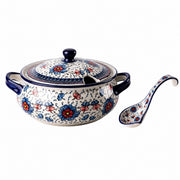 2L Covered Soup Pot with Ladle - product view 2