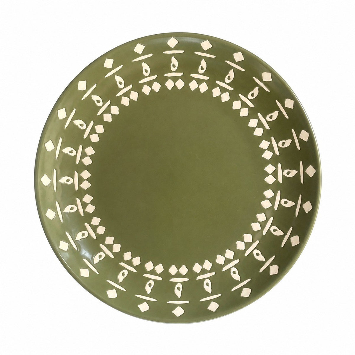 Blue-Green Two-Tone Underglaze Ceramic Tableware Collection - product view 1