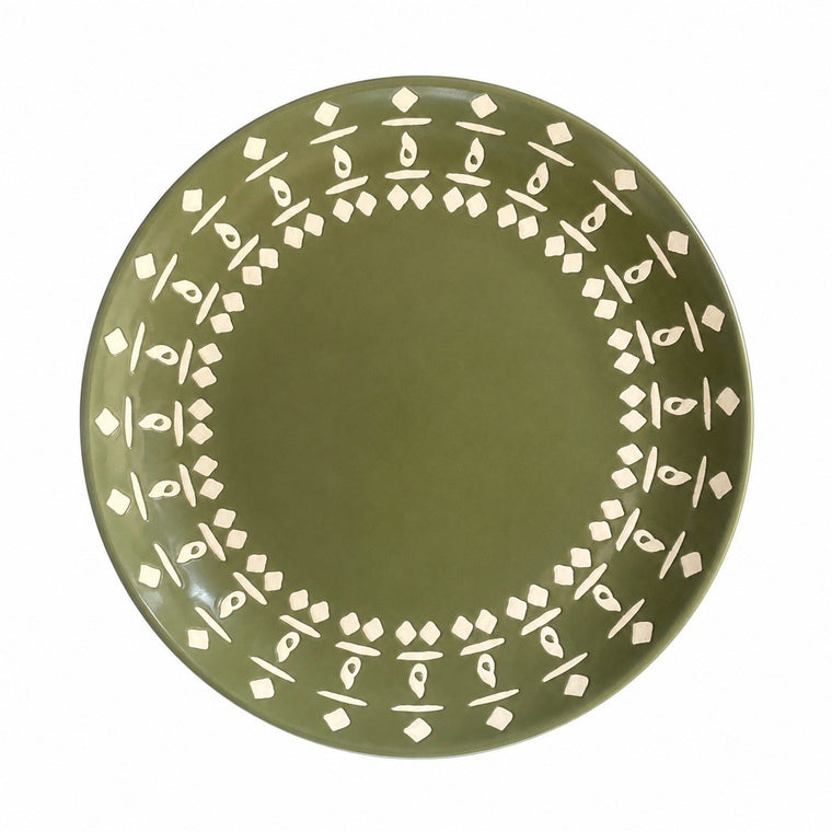 Blue-Green Two-Tone Underglaze Ceramic Tableware Collection - product view 1