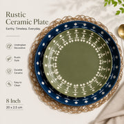 Blue-Green Two-Tone Underglaze Ceramic Tableware Collection - detail 3