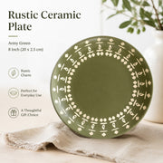 Blue-Green Two-Tone Underglaze Ceramic Tableware Collection - detail 1