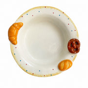 Deep Plate 21.5 x 5.5 cm, Cookie Pattern, Ceramic Dinnerware - product view 1