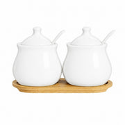Blue Melamine Seasoning Jar Tray Set, 3-Piece - product view 6