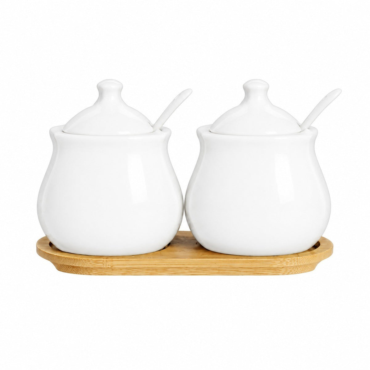 Blue Melamine Seasoning Jar Tray Set, 3-Piece - product view 6