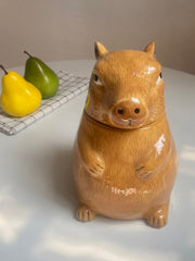 Capybara Storage Jar, Airtight Food Container, Kitchen Pantry Organization - detail 2