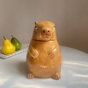 Capybara Storage Jar, Airtight Food Container, Kitchen Pantry Organization - detail 1