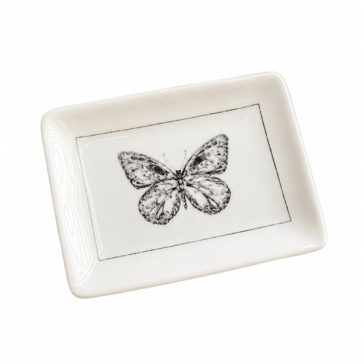 Small Square Dish, Ladybug Pattern, 2 Pieces Set - product view 3