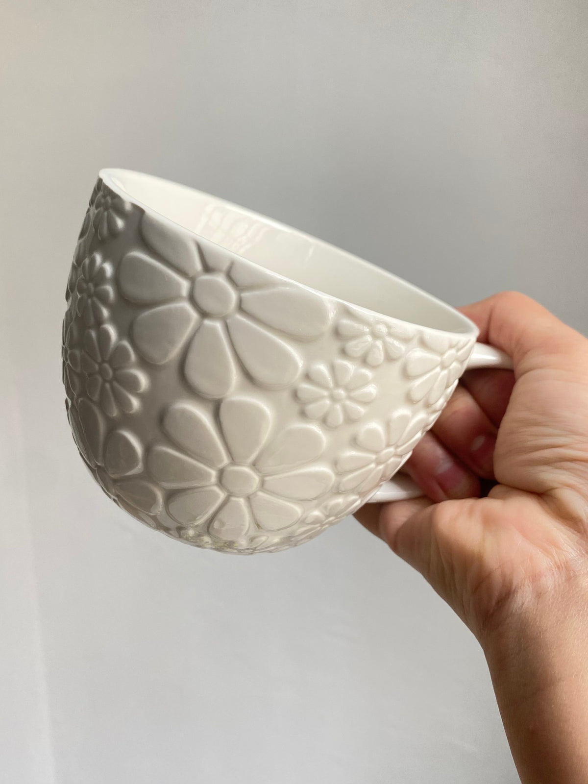 Small Daisy White 475 ml Cup - detail 3