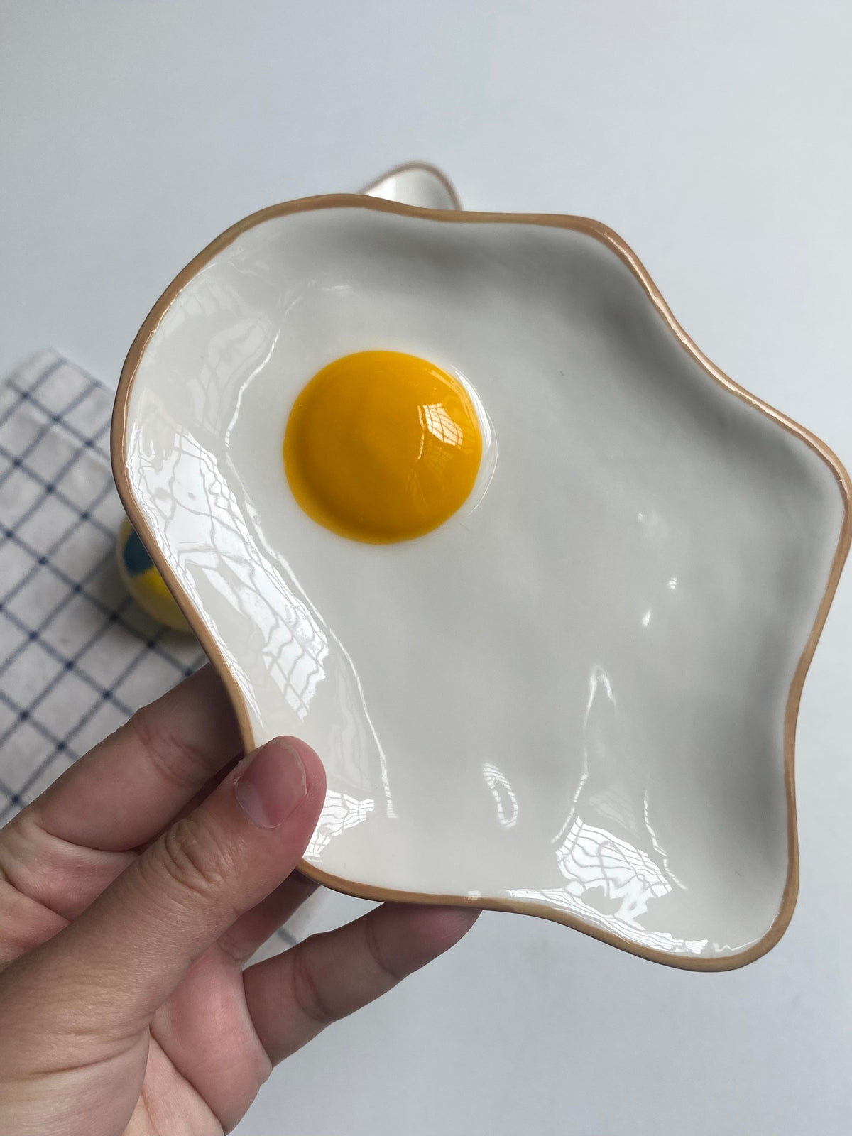 Soft-Boiled Egg Small Dish, 16 x 12 x 1.8 cm - detail 3