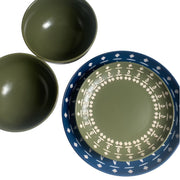 Blue-Green Two-Tone Underglaze Ceramic Tableware Collection - product view 2