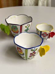 Large Green Butterfly Cup 200 ml, Ceramic Cup, Drinkware - detail 1